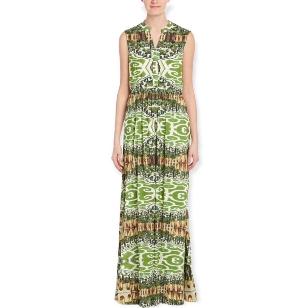 Alice + Olivia Women's Marianna Maxi Dress Green Size 0 - Picture 5 of 10